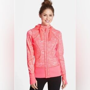 Womens Zella Pretty Hoodie Coral/orange Size Small
